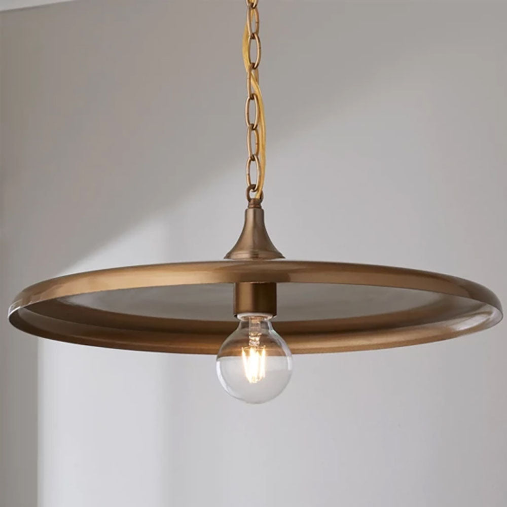 Silva Industrie Vintage Métal LED Suspension Blanc/Noir/Or Salon - Neutralighting