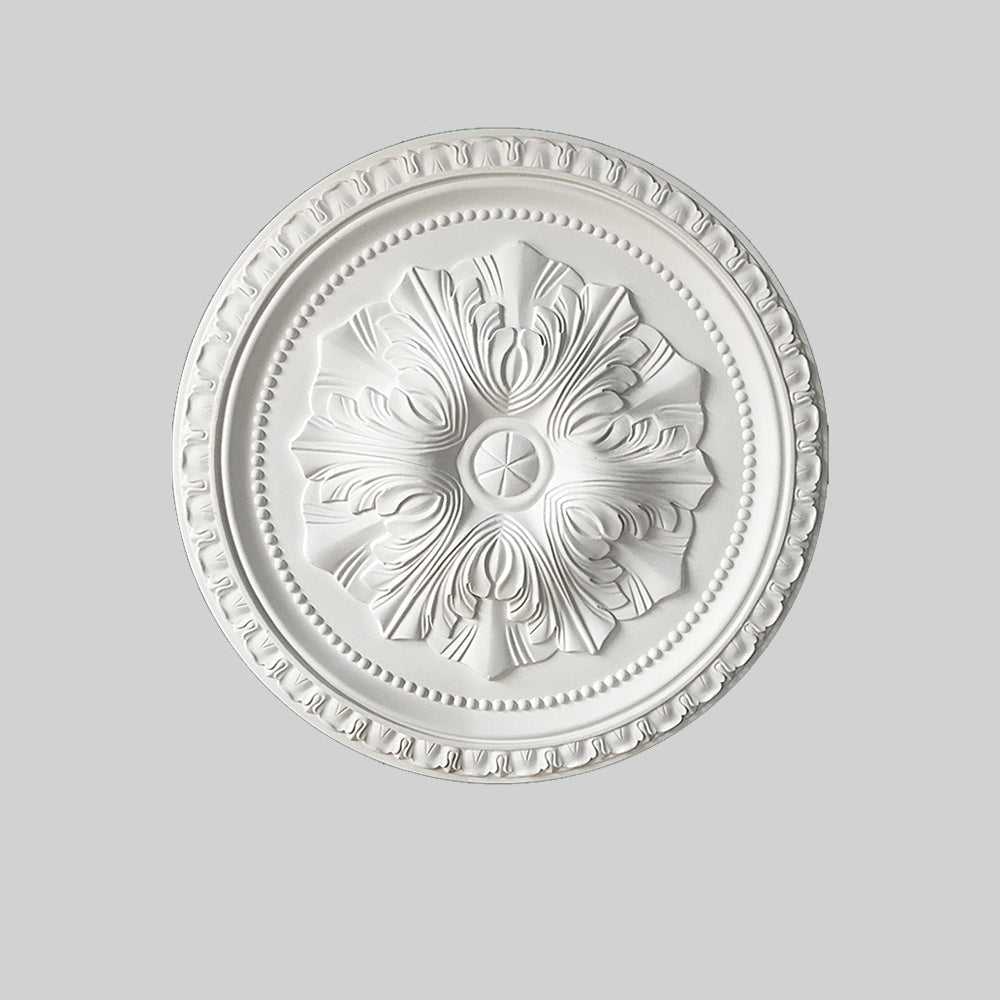 Ray Plaque de Plafond en Plâtre Vintage de style français, Accessoires d'éclairage, 4 Style - Neutralighting