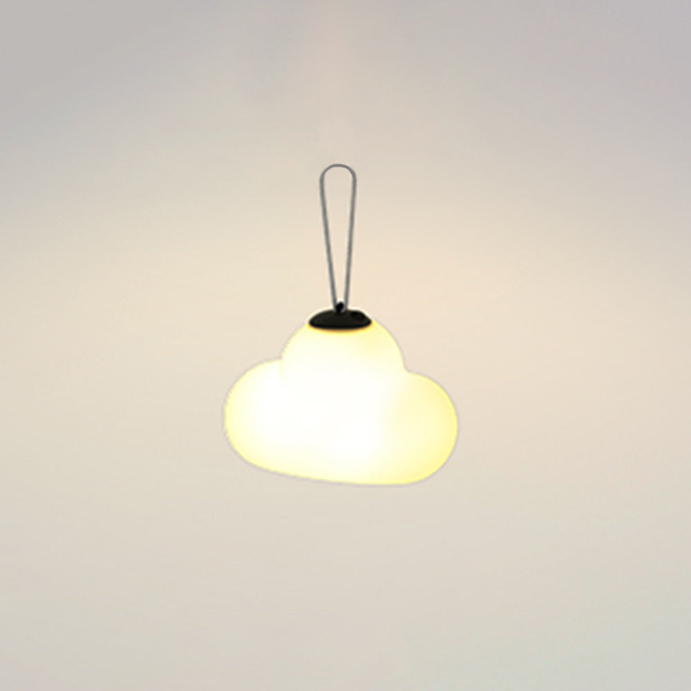 Aria Suspension Extérieure Nuage Moderne, Métal/Acrylique, Blanc, Jardin