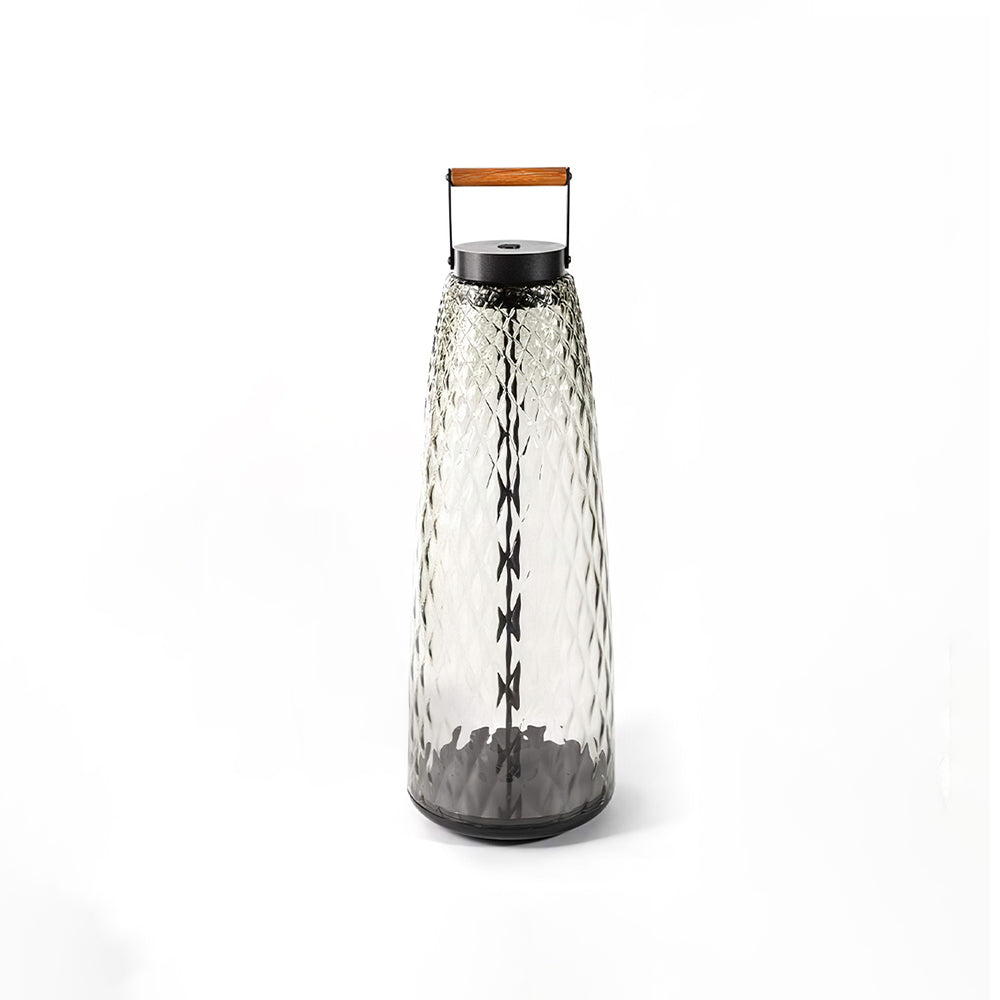 Valentina Lampadaire Lanterne Vintage, Métal/Verre, Clair, Extérieur - Neutralighting