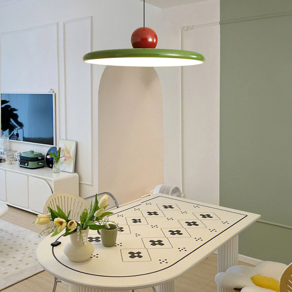 Jojo Suspension Nordique Soucoupe Volante Rouge/Crème/Vert - Neutralighting