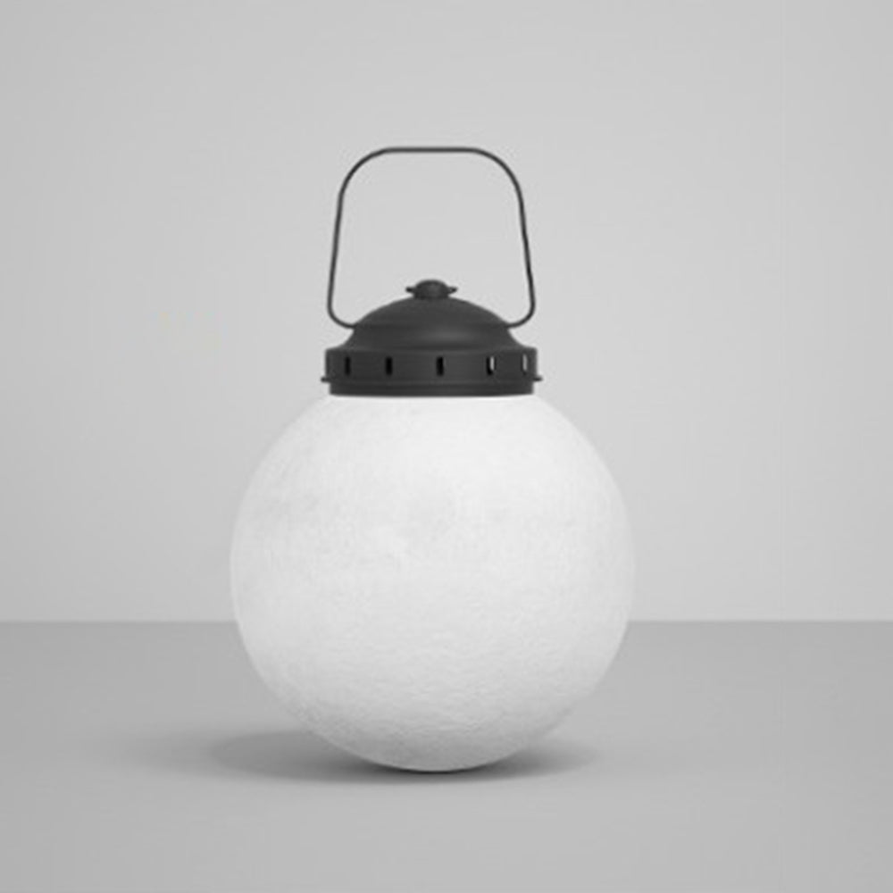 Aria Suspension Extérieure Globe Moderne, Métal/Résine, Or, Jardin