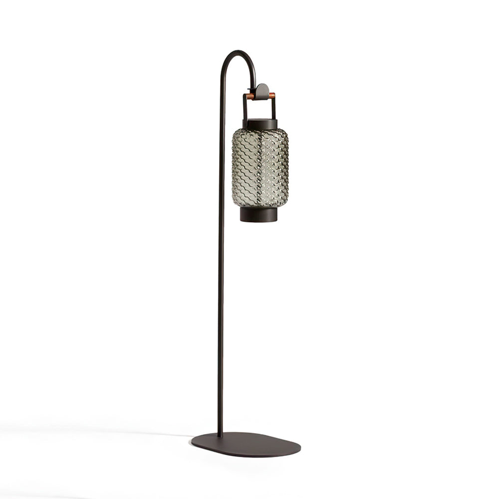 Valentina Lampadaire Lanterne Vintage, Métal/Verre, Clair, Extérieur - Neutralighting