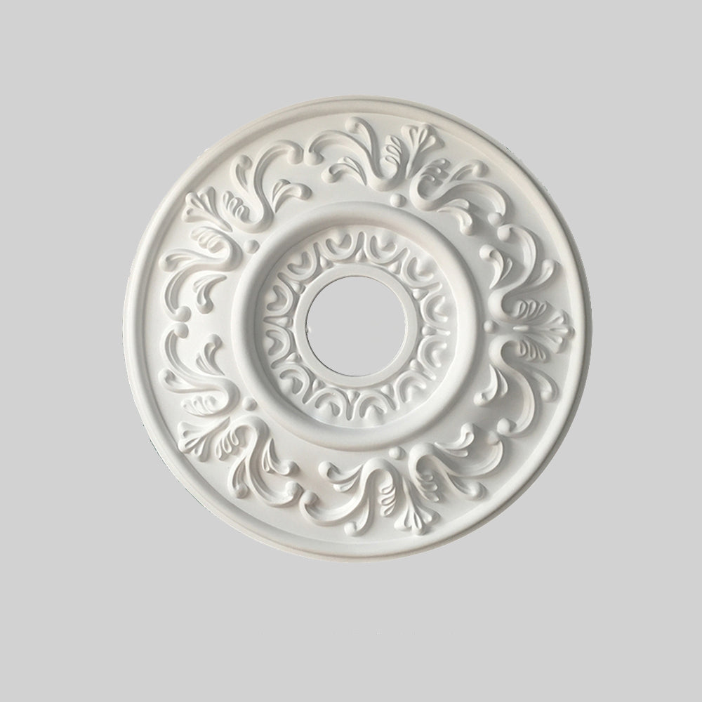 Ray Plaque de Plafond en Plâtre Vintage de style français, Accessoires d'éclairage, 4 Style - Neutralighting