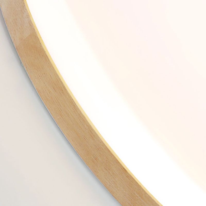 Eilo Plafonnier LED Grande Rond Moderne Bois - Neutralighting