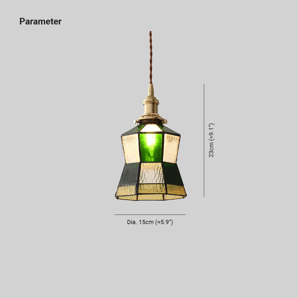 Tiffany Vintage Créatif Suspension Verre Salon/Chambre À Coucher - Neutralighting