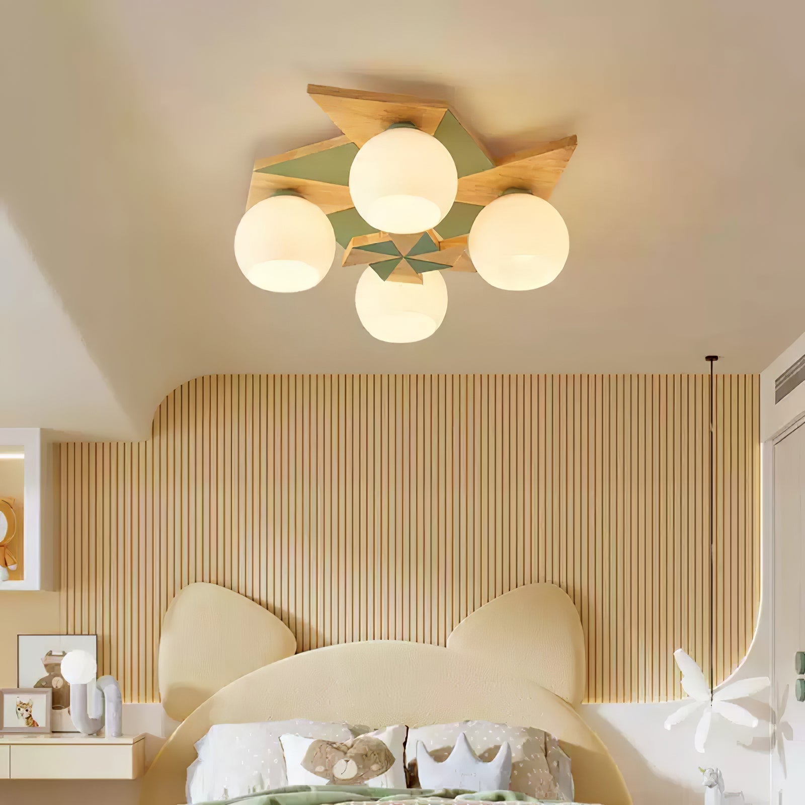 Ewooda Wooden Ceiling Lamp - Letslighting